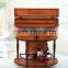 Antique wooden home bar cabinet designs/liquor cabinet