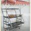 euro show trolley,decorative trolley cart,trolley cart with wooden shelf
