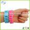 2016 Silicone braided wristband bracelet