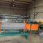 2 worms fully automatic chain link weaving machine with compact roll