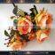 silk flower heads rose artificial flower bouquet