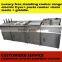 Freestanding stainless steel fryer griddle pasta cooker bain marie with cabinet