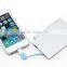 Resonable Price OEM Design power bank 3000mah with charging cable easy to carry