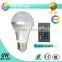 4W 7W 10W E27 remote control 16 color changing rgb led light bulb