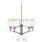 2015 America antique brass metal and fabric chandelier lighting