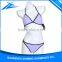 100% Polyester Women Trikini Bikini Beachwear With Custom Pattern Available