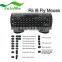 I8 Keyboard with Touchpad for PC 2.4g wifi mini wireless keyboard mouse rii fly mouse