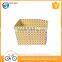 Shopping fruit and vegetable durable baskets plastic woven basket strainer for bike