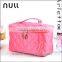 Low price promotional fashion eco beauty canvas cosmetic bag