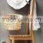 new design bamboo chair with towel rack Easy to assemble bamboo chair wholesale