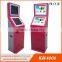 The Lastest design floorstanding dual touch screen display kiosk/dual monitor display kiosk