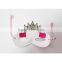 Promotion Gift Face Mask Masquerade Party , Eyemask Eye Mask For Masquerade Party , Princess Diamond Crown Facial Mask