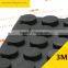 12.4*4mm Cylinder Self Adhesive Transparent Anti Slip Bumpers Silicone Rubber Feet Pads High Sticky Shock Absorber