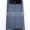 Portable dynamo Elegant Solar Touch Control Power bank Aluminium alloy bottom case Extra-slim Rolling indicator black white