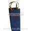 hot sale protective cotton tote canvas 6 bottle wine bag