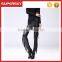 B429 Personality high waist tassel female pu faux leather pants tight black feet jeggings leggings