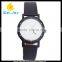 WJ-5480 Simplest Dial Design Fashion Attractive Fancy Black Leather Strap Lady Watch