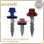 Colored hex painted head self drilling screws with rubber washer roofing screw with washer rubber