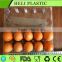 Disposable open and close egg trays free blister plastic egg cartons