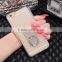 TPU ring holder cover case with electroplate ring holder for iphone transparent tpu case with ring holder on the back