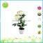Plastic flower decoration solar light for outdoor