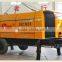 90m3 per hour mobile diesel portable hydraulic trailer concrete pump price