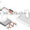 For Drilling/rail monitor/vehicle posture detection Wireless Leveling Sensors with Air Plug