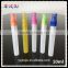 Hot sale empty colorful pen shape sprayer bottle 10ml