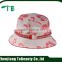 100% cotton printed or embroidery ladies bucket hat