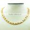 Popular jewelry for man with 5 in 1 element gold chain necklace