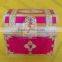 chest shaped paper jewelry storage box with inserted pearls