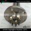 high quality stainless steel flange immersion liquid tubular heater elements