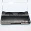 Clear cap rectangular 2 colors professional eyeshadow palette packaging