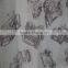 Pretty boy's room woven printing sheer organza drapery fabric
