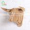 DIY Wooden Bull Crafts Gift Wall Paintings Animal heads 3D Wall home decor wholesale