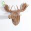 Wooden Moose Trophy Animal Head 3D Wall Art Decoration- Home Decor Wall Hanging