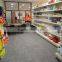 2016 new white island steel store shelf supermarket