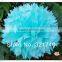 2016 Chinese new year decoration tissue paper pompom ball wall hanging paper crafts