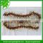 Gold Plastic Tinsel For Garland Decoration