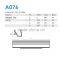 Wholesale price embedded aluminium cabinet door pull handles