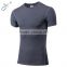 China Wholesale Men's Gym Sport Wear Tight Body Building T Shirt