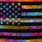 Large Cotton Tie & Dye American Flag Wall Art Hippie Boho Home Decorative Wall Hanging Tapestry