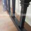  China Wholesaler angle bar fence metal fence with ornamental cast iron fence finials