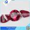 wuzhou synthetic round shape blood ruby gemstones