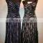 Formal Ruffle Spaghetti Strap Dress Evening Wear Boob Tube Lace Dress for Senior
