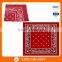 Cheap Hip Hop Wholesale Cotton Red Bandana