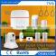 2016 GSM wireless digital alarm wifi home security system with door sensor SOS smoking sensor