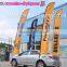 Fiberglass pole polyester fabric flag outdoor wholesale custom teardrop flag for advertising