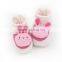 Lovely newborn toddler shoes pink rabbit wholesale baby shoes