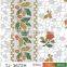 TJ-3672 Transparent emboossed tablecloth with golden & silver
